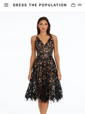 dress the population tanya strapless beaded maxi dress Marguerite Gown - OFF THE SHOULDER BEADED FITTED GOWN main image 0